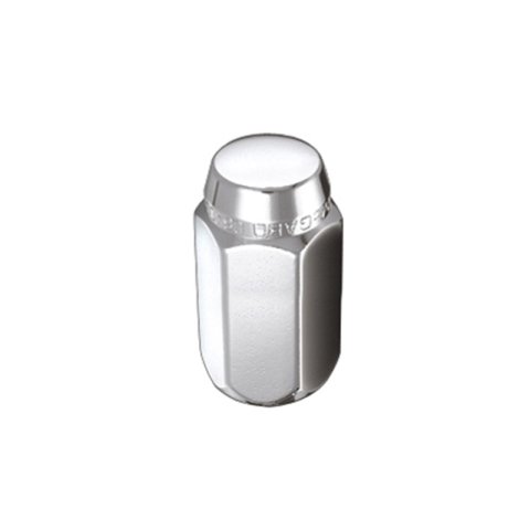 McGard Hex Lug Nut (Cone Seat) M12X1.25 / 13/16 Hex / 1.28in. Length (Box of 100) - Chrome thumbnail 2