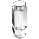 McGard Hex Lug Nut (Cone Seat / Duplex) 1/2-20 / 7/8 Hex / 2.5in. Length (Box of 100) - Chrome thumbnail 1