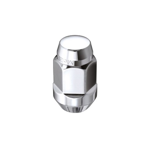 McGard Hex Lug Nut (Cone Seat Bulge Style) 1/2-20 / 3/4 Hex / 1.45in. Length (Box of 100) - Chrome thumbnail 4