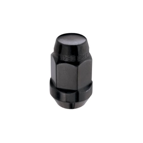 McGard Hex Lug Nut (Cone Seat Bulge Style) M12X1.5 / 3/4 Hex / 1.45in. Length (Box of 144) - Black thumbnail 1