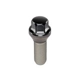McGard Hex Lug Bolt (Cone Seat) M14X1.5 / 17mm Hex / 28.0mm Shank Length (Box of 50) - Black thumbnail 2