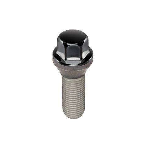 McGard Hex Lug Bolt (Cone Seat) M14X1.5 / 17mm Hex / 30.5mm Shank Length (Box of 50) - Black thumbnail 2