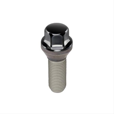 McGard Hex Lug Bolt (Cone Seat) M12X1.25 / 17mm Hex / 25.6mm Shank Length (Box of 50) - Black thumbnail 1