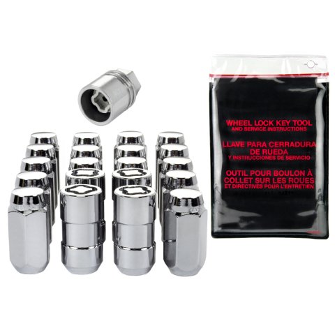 McGard 5 Lug Hex Install Kit w/Locks (Cone Seat Nut) 9/16-18 / 7/8 Hex / 1.75in. Length - Chrome thumbnail 3