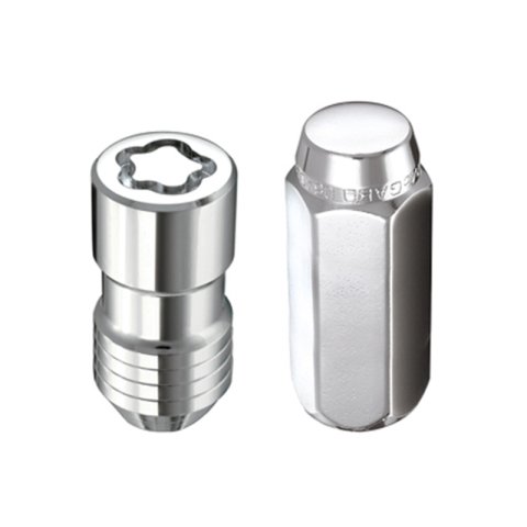 McGard 5 Lug Hex Install Kit w/Locks (Cone Seat Nut) 9/16-18 / 13/16 Hex / 1.75in. L - Chrome thumbnail 4