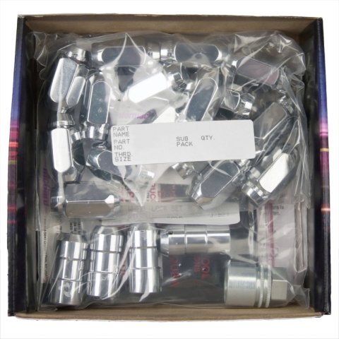 McGard 5 Lug Hex Install Kit w/Locks (Cone Seat Nut) 9/16-18 / 13/16 Hex / 1.75in. L - Chrome thumbnail 7