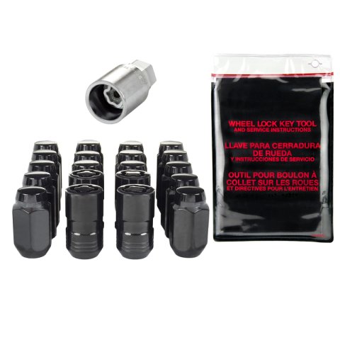 McGard 5 Lug Hex Install Kit w/Locks (Cone Seat Nut) M14X1.5 / 22mm Hex / 1.635in. Length - Black thumbnail 6