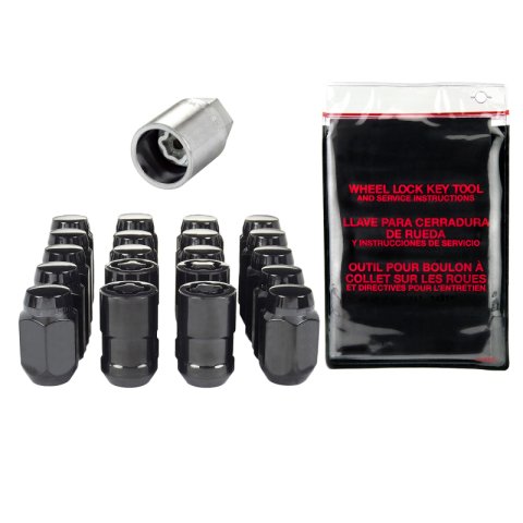 McGard 5 Lug Hex Install Kit w/Locks (Cone Seat Nut) 1/2-20 / 13/16 Hex / 1.5in. Length - Black thumbnail 6
