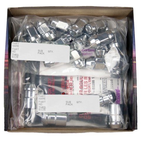 McGard 5 Lug Hex Install Kit w/Locks (Cone Seat Nut / Bulge) M12X1.5 / 3/4 Hex / 1.45in L - Chrome thumbnail 5