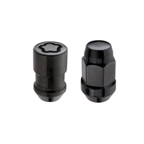 McGard 5 Lug Hex Install Kit w/Locks (Cone Seat Nut / Bulge) 1/2-20 / 3/4 Hex / 1.45in. L - Black thumbnail 2