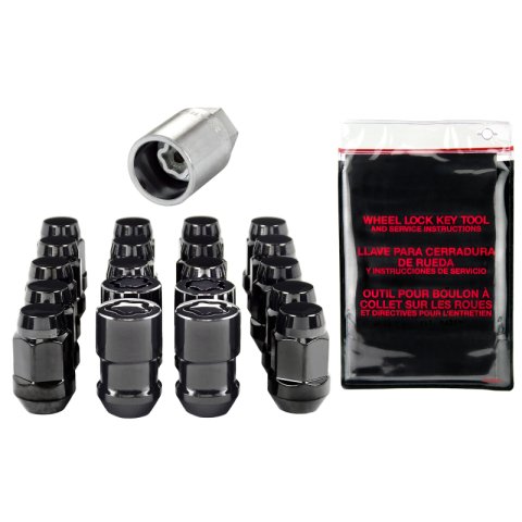 McGard 5 Lug Hex Install Kit w/Locks (Cone Seat Nut / Bulge) 1/2-20 / 3/4 Hex / 1.45in. L - Black thumbnail 6