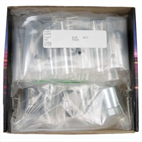 McGard 5 Lug Hex Install Kit w/Locks (Cone Seat Nut / Bulge) 1/2-20 / 3/4 Hex / 1.45in. L - Black thumbnail 8