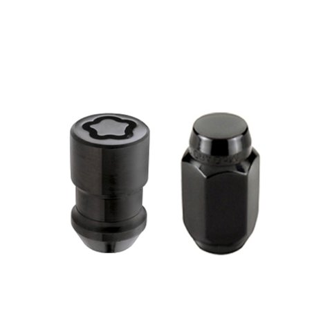 McGard 5 Lug Hex Install Kit w/Locks (Cone Seat Nut) M12X1.5 / 13/16 Hex / 1.5in. Length - Black thumbnail 2