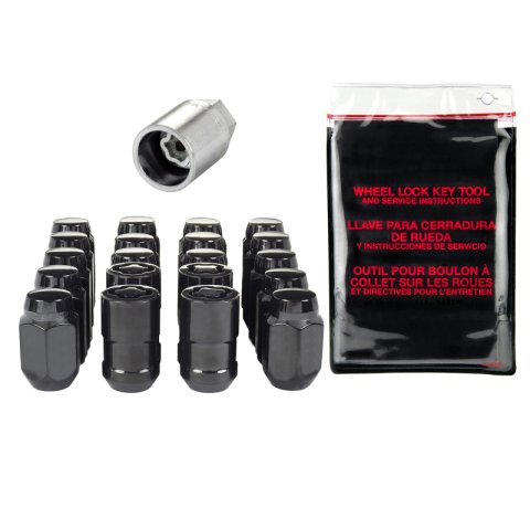 McGard 5 Lug Hex Install Kit w/Locks (Cone Seat Nut) M12X1.5 / 13/16 Hex / 1.5in. Length - Black thumbnail 4