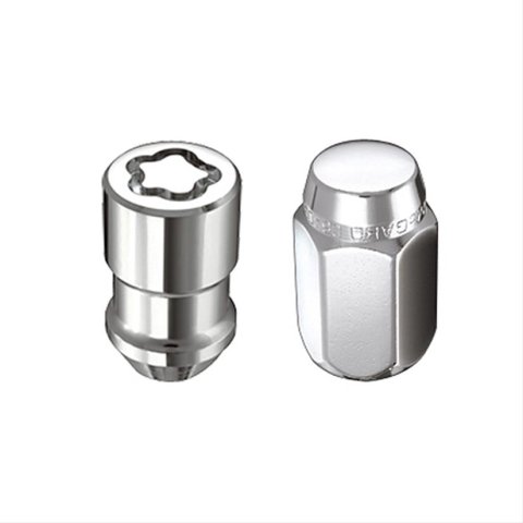 McGard Jeep Wrangler Hex Install Kit (Cone Seat) 1/2-20 / 13/16 Hex (18 Lug Nuts / 5 Locks) - Chrome thumbnail 2