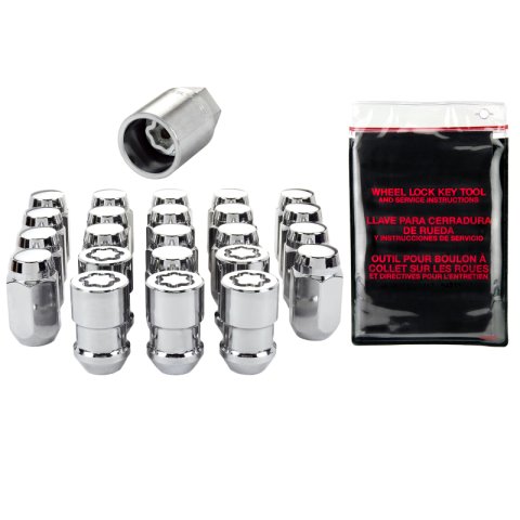 McGard Jeep Wrangler Hex Install Kit (Cone Seat) 1/2-20 / 13/16 Hex (18 Lug Nuts / 5 Locks) - Chrome thumbnail 6