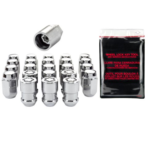 McGard Jeep Wrangler Hex Install Kit (Cone Seat) 1/2-20 / 13/16 Hex (18 Lug Nuts / 5 Locks) - Chrome thumbnail 9