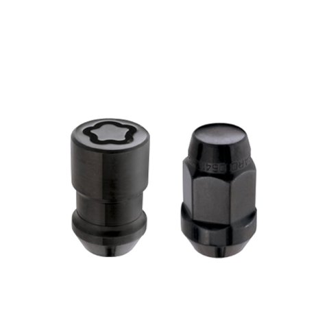 McGard Jeep Wrangler Install Kit (Cone Seat Bulge) 1/2-20 / 3/4 Hex / (18 Lug Nuts / 5 Locks) - Blk thumbnail 2