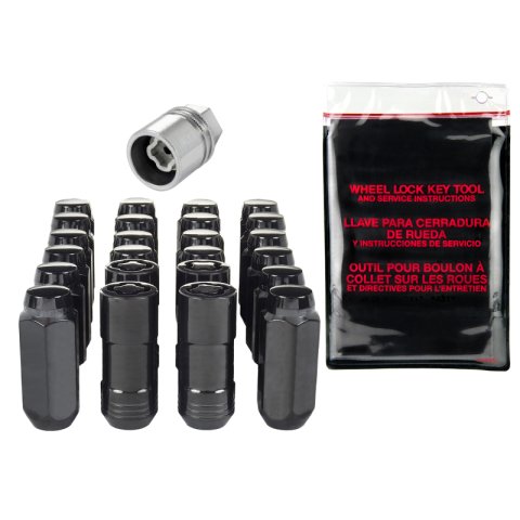 McGard 6 Lug Hex Install Kit w/Locks (Cone Seat Nut) M14X2.0 / 13/16 Hex / 2.25in. Length - Black thumbnail 2