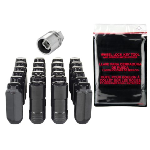 McGard 6 Lug Hex Install Kit w/Locks (Cone Seat Nut) M14X2.0 / 13/16 Hex / 2.25in. Length - Black thumbnail 5