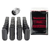 McGard 8 Lug Hex Install Kit w/Locks (Cone Seat Nut) M14X2.0 / 13/16 Hex / 2.25in. Length - Black thumbnail 5