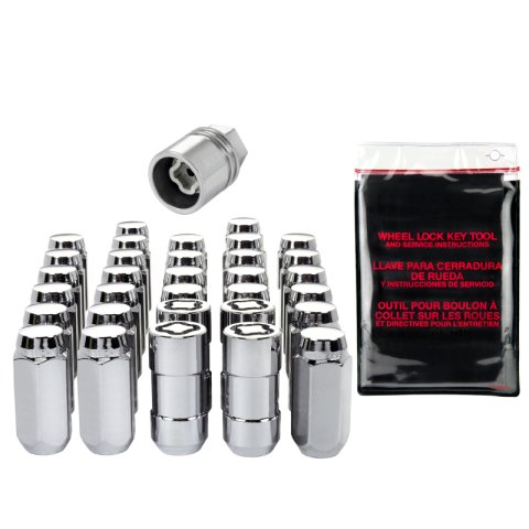 McGard 8 Lug Hex Install Kit w/Locks (Cone Seat Nut) M14X1.5 / 13/16 Hex / 1.945in. L - Chrome thumbnail 6