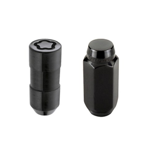 McGard 8 Lug Hex Install Kit w/Locks (Cone Seat Nut) M14X1.5 / 13/16 Hex / 1.945in. Length - Black thumbnail 3