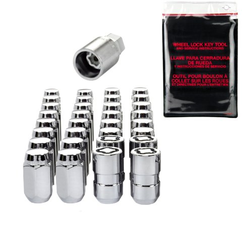 McGard 8 Lug Hex Install Kit w/Locks (Cone Seat Nut) M14X1.5 / 22mm Hex / 1.635in. Length - Chrome thumbnail 5