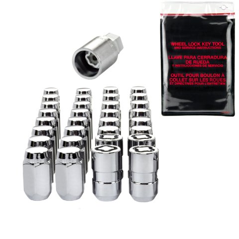 McGard 8 Lug Hex Install Kit w/Locks (Cone Seat Nut) M14X1.5 / 22mm Hex / 1.635in. Length - Chrome thumbnail 9