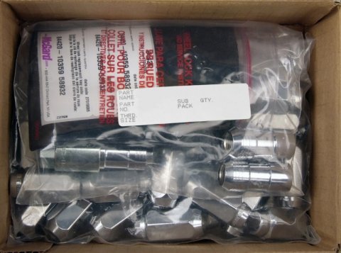 McGard 8 Lug Hex Install Kit w/Locks (Cone Seat Nut) M14X1.5 / 22mm Hex / 1.945in. Length - Chrome thumbnail 9