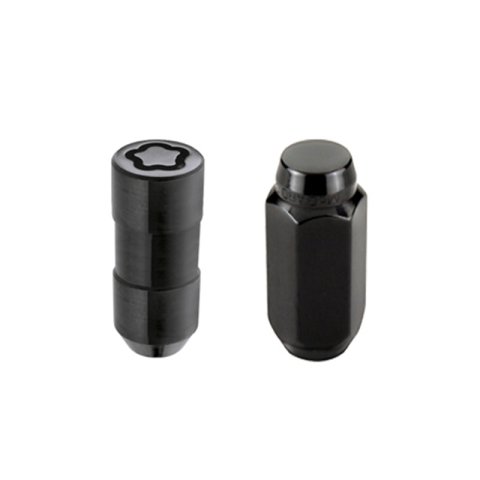 McGard 8 Lug Hex Install Kit w/Locks (Cone Seat Nut) M14X1.5 / 22mm Hex / 1.945in. Length - Black thumbnail 3