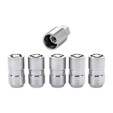 McGard Wheel Lock Nut Set - 5pk. (Cone Seat) M14X1.5 / 22mm Hex / 1.639in OAL - Chrome thumbnail 5
