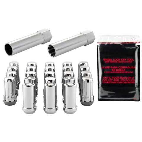 McGard SplineDrive Tuner 23-PC Jeep JL Install Kit w/Locks & Tool (Cone) M14X1.5 / 22m Hex - Chrome thumbnail 6