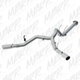 MBRP 17-19 Ford F-250/350/450 6.7L 4in Filter Back Cool Duals T409 Exhaust System thumbnail 2