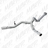 MBRP 17-19 Ford F-250/350/450 6.7L 4in Filter Back Cool Duals T409 Exhaust System thumbnail 3