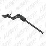 MBRP 09-14 Ford F150 Pre-Axle 4.5in OD Tips Dual Outlet 3in Black Coated Cat Back Exhaust thumbnail 6