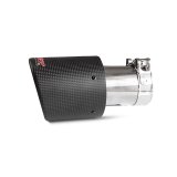 MBRP Universal Carbon Fiber Tip 4in OD/3in Inlet/7.7in L thumbnail 1