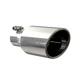 MBRP Universal Tip 4.5 O.D. Angle Rolled End 2.5 Inlet 11in Length - T304 thumbnail 1