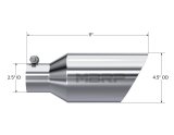 MBRP Universal Tip 4.5 O.D. Dual Walled Angled Rolled End 2.5 Inlet 12in Length - T304 thumbnail 4