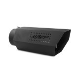 MBRP Universal Hex Tip 5in Inlet 16in length w/o Logo - Black Coated thumbnail 1