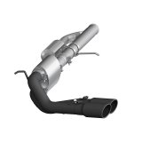 MBRP 09+ Chevrolet Silverado 1500 3in Cat Back Pre-Axle Dual Outlet w/ 4in Tip - Black thumbnail 5