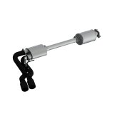 MBRP 15-20 Ford F150 Pre-Axle 4in OD Tips Dual Outlet 3in Black Coated Cat Back Exhaust thumbnail 1