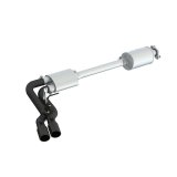 MBRP 15-20 Ford F150 Pre-Axle 4in OD Tips Dual Outlet 3in Black Coated Cat Back Exhaust thumbnail 3