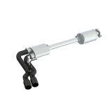 MBRP 15-20 Ford F150 Pre-Axle 4in OD Tips Dual Outlet 3in Black Coated Cat Back Exhaust thumbnail 4