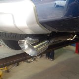 MBRP 10-18 Toyota 4 Runner AL 4in O.D Tip Single Rear Exit 2.5in Cat Back Exhaust thumbnail 4