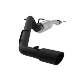 MBRP 17+ Chevrolet Colorado 2.5L/3.6L 3in Cat Back Single Side Exit w/ 4in Tip - Back Coated thumbnail 4