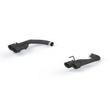 MBRP 18-20 Ford Mustang GT 2.5in Black Coated Non Active Dual Axle Back Exhaust - 4in Dual Wall Tips thumbnail 1