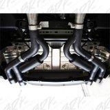 MBRP 18-20 Ford Mustang GT 2.5in Black Coated Non Active Dual Axle Back Exhaust - 4in Dual Wall Tips thumbnail 6