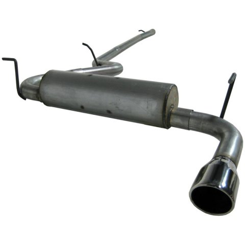 MBRP 2007-2009 Jeep Wrangler 4dr 3.8L V6 Cat Back Single thumbnail 1