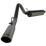 MBRP 1997-1999 Jeep Wrangler (TJ) Inline-4 2.5L Inline-6 4.0L Cat Back Single thumbnail 3